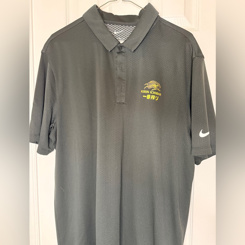 Nike Kirin Ichiban Black Polo Shirt